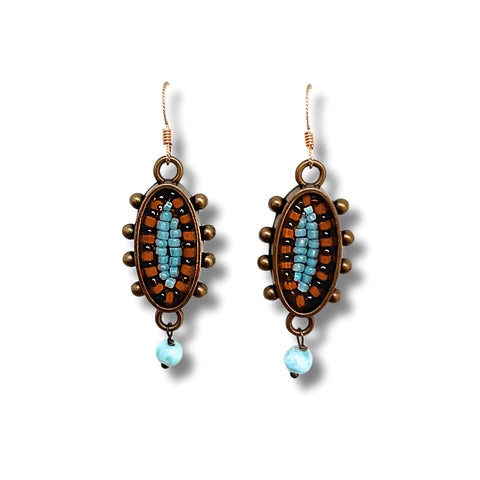 ColorFULL Earrings with Larimar